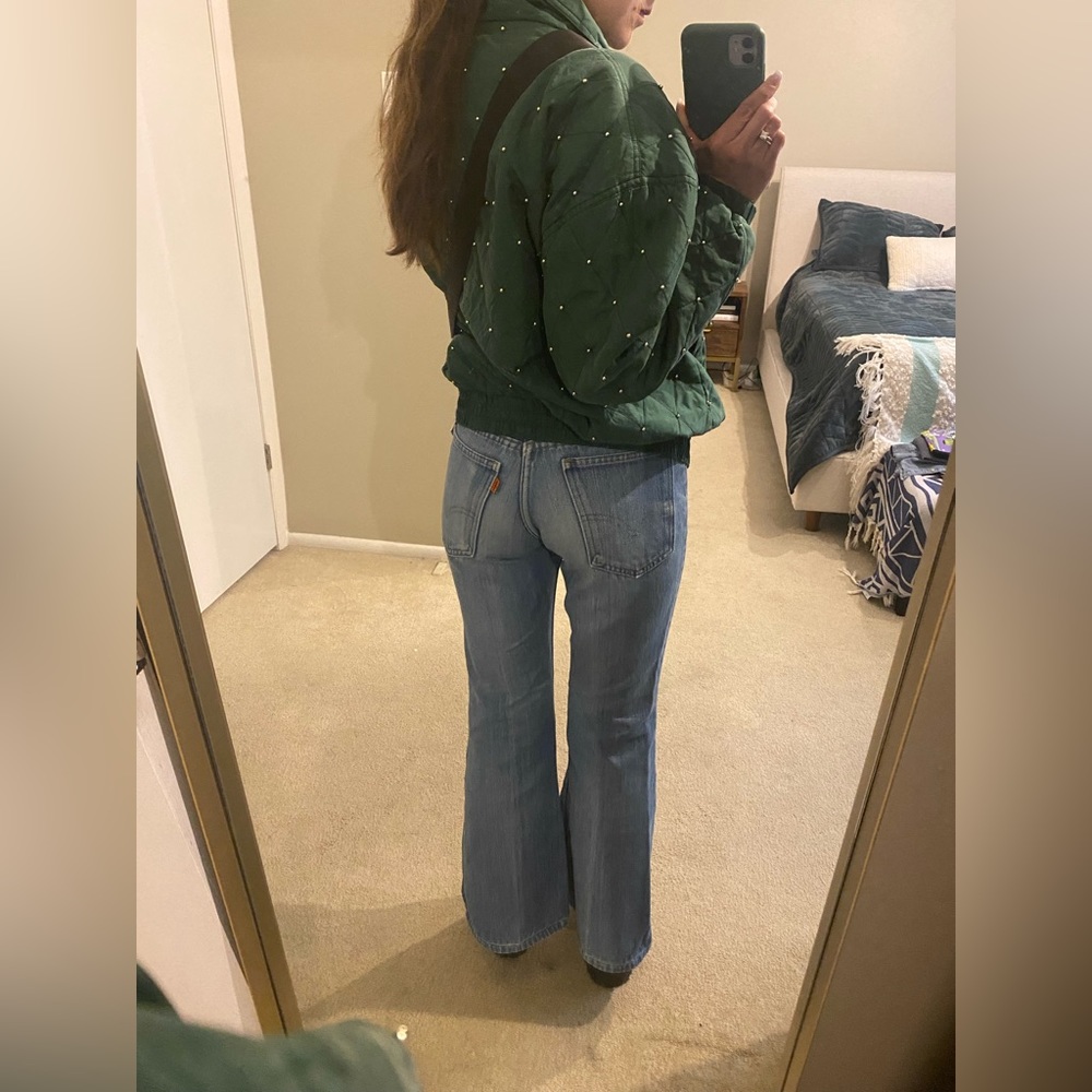 Vintage 1970s Levis USA 517 tag | Size 25